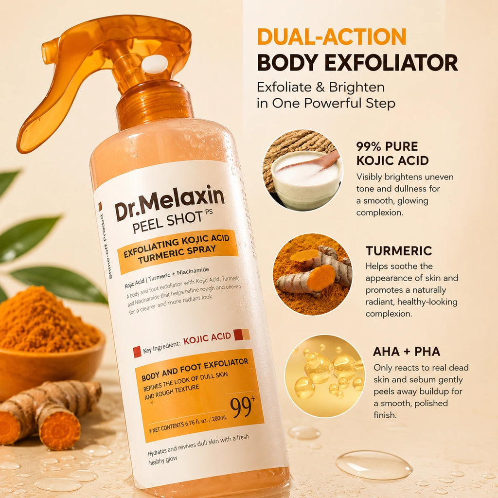 Dr. Melaxin Peel Shot PS – Exfoliating Acid Turmeric Spray