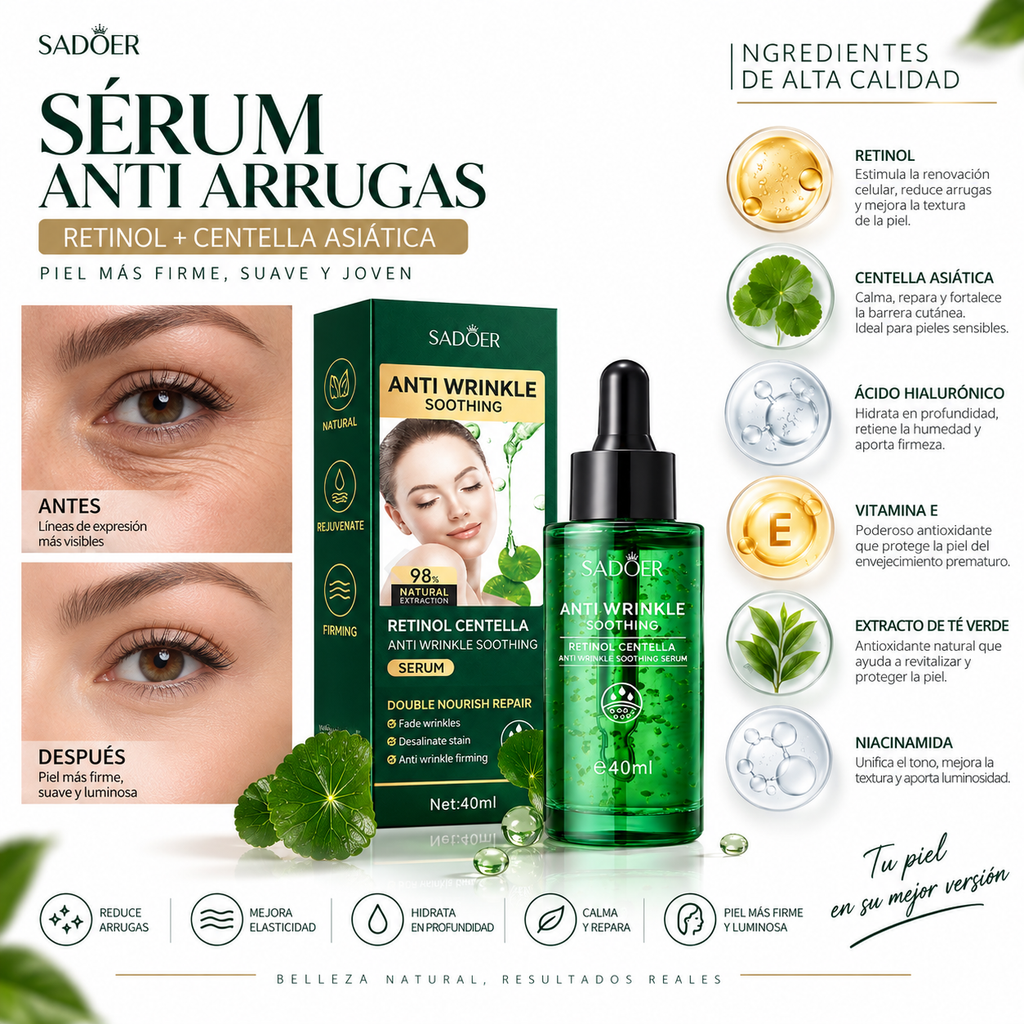 Anti Wrinkle Soothing Serum Centella Asiática