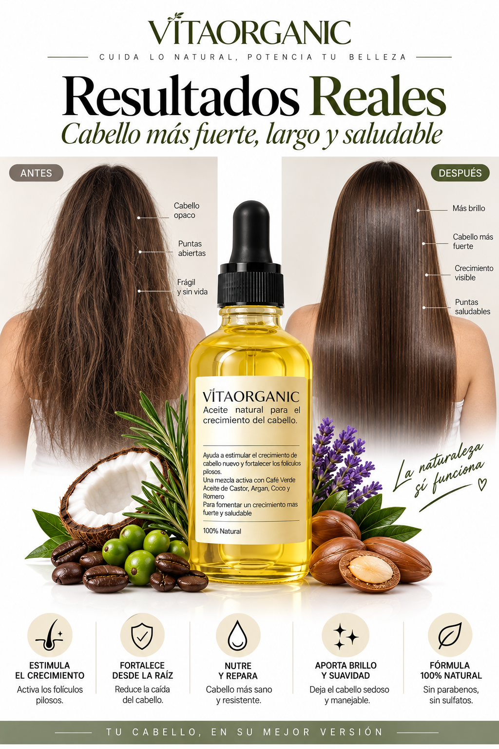 Vitaorganic Serum Capilar