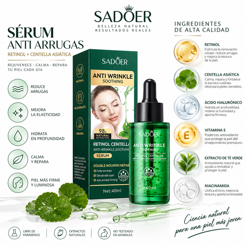 Anti Wrinkle Soothing Serum Centella Asiática
